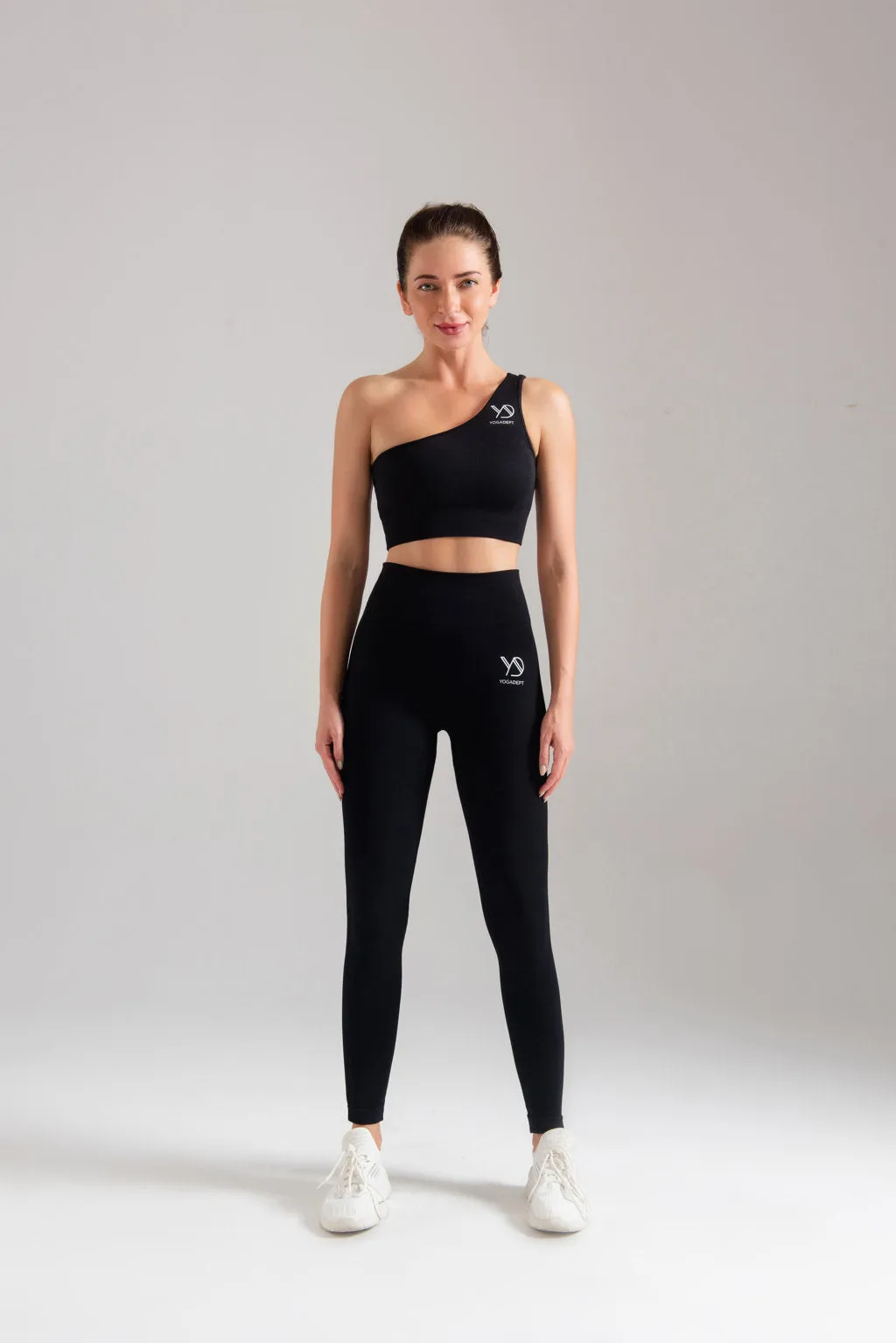 ACTIVE SPORTS PANTS SET FOR WOMEN ONE SHOULDER