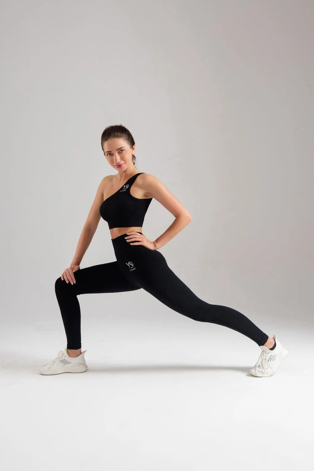 ACTIVE SPORTS PANTS SET FOR WOMEN ONE SHOULDER