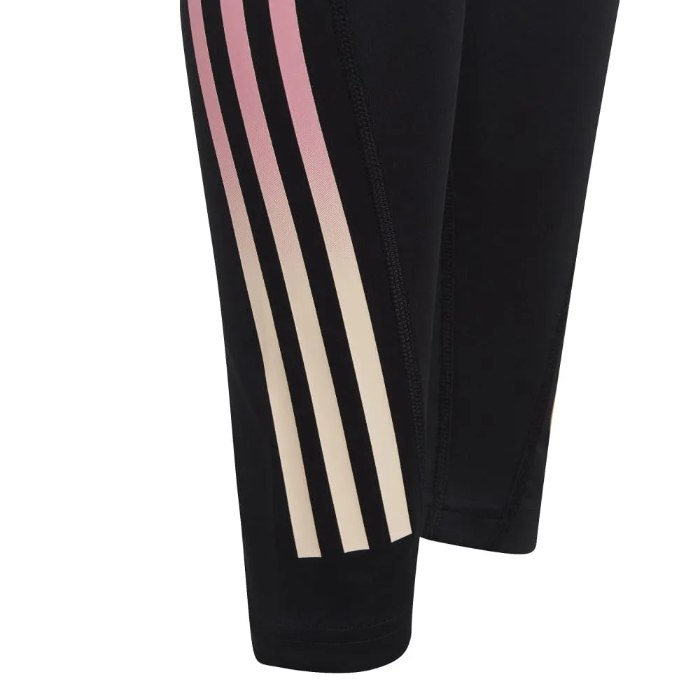 adidas Aeroready 3-Stripes High Rise 7/8 Optime Pocket Kid's Leggings