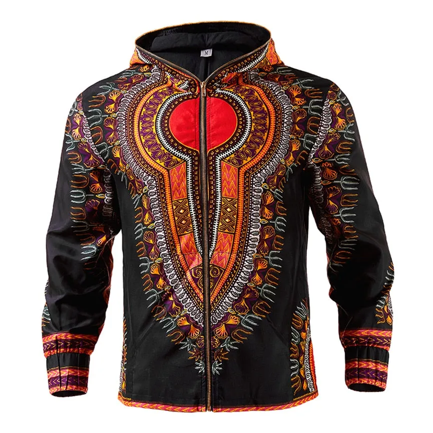 African Men's Jacket dashiki men Clothes hoodie wax fabric Blazer coat dashiki jacket african bomber jacket traditional clothes