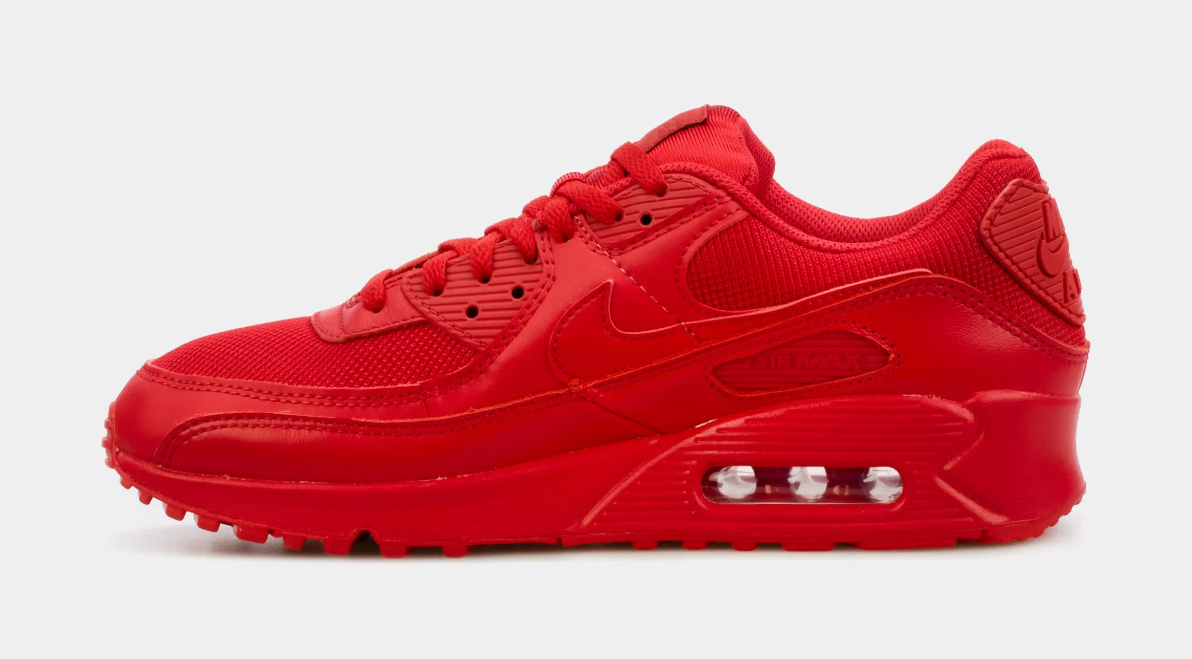 Air Max 90 Mens Running Shoes (Red)