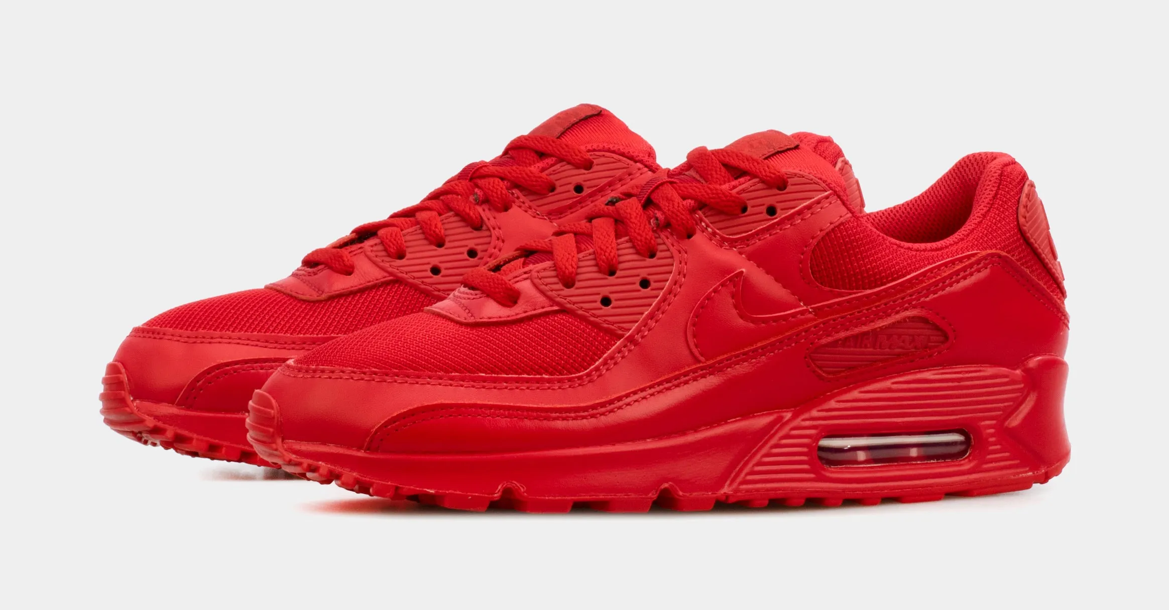 Air Max 90 Mens Running Shoes (Red)