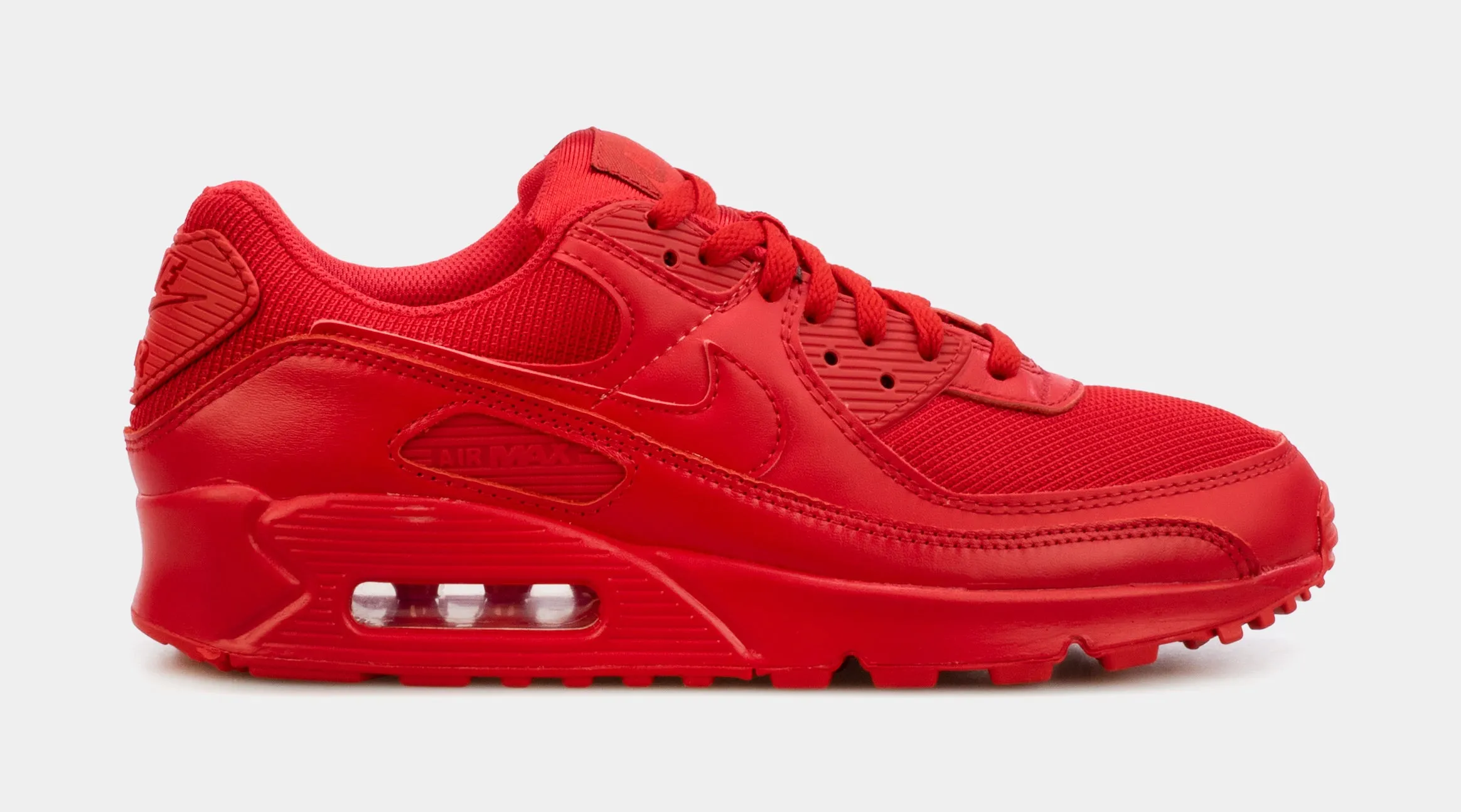 Air Max 90 Mens Running Shoes (Red)