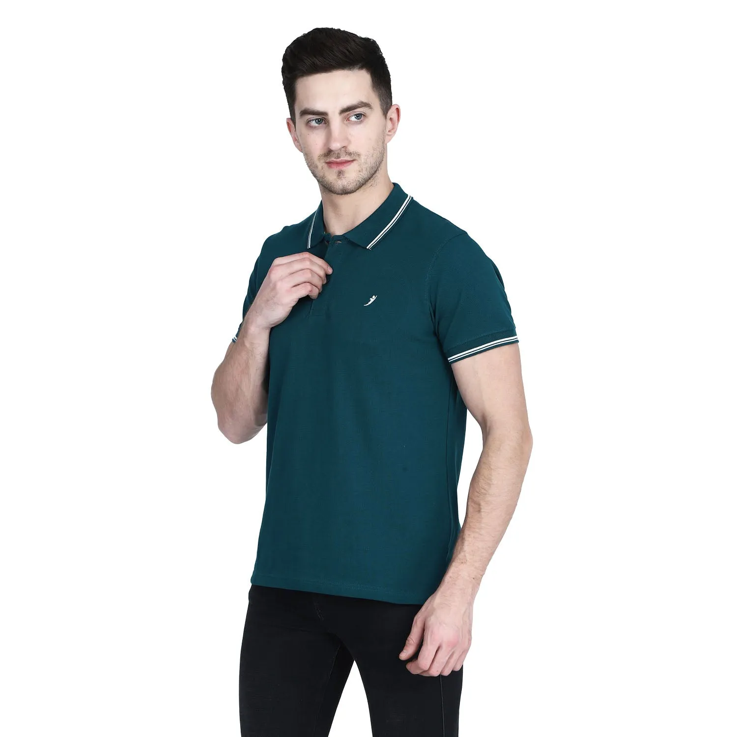 ChicBesty® Polo Collar Neck Sports Regular Fit 100% Pure Cotton TShirt for Men and Boys