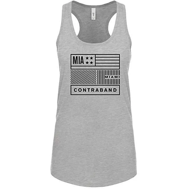 Contraband Sports 10039 MIA Miami Contraband Womens Racerback Tank Top