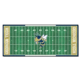 Georgia Tech Yellow Jackets Field Runner Mat - 30in. x 72in., Buzz