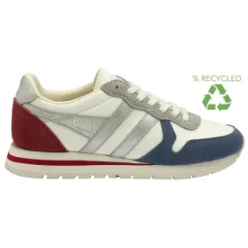 GOLA Daytona Quadrant Sneakers - OFF WHITE/MOONLIGHT/SILVER/RED