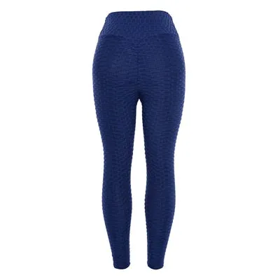 High Waist Jacquard Yoga Pants