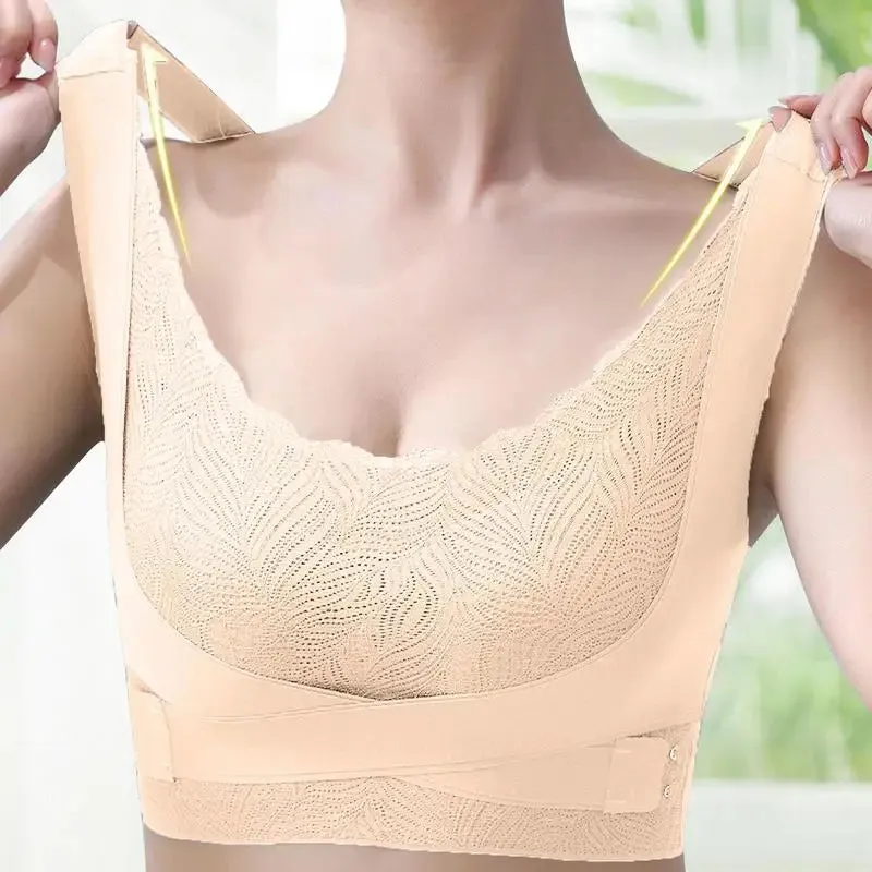 Lymphatic Lift Bra | Seamless Support for Sports and Daily Wear | Breathable, Wireless, Push-Up Comfort