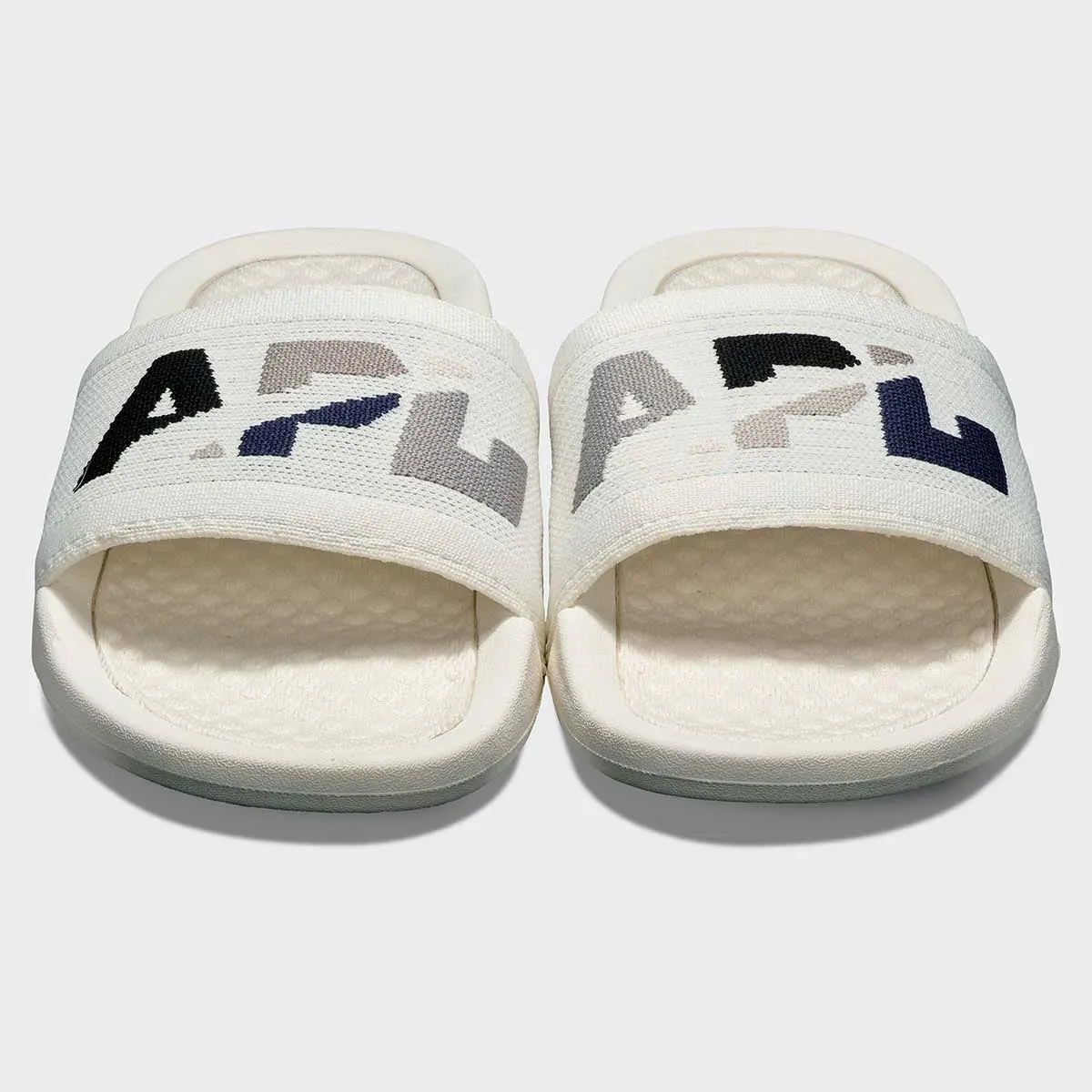 Men's Big Logo TechLoom Slide Ivory / Cement / Multi