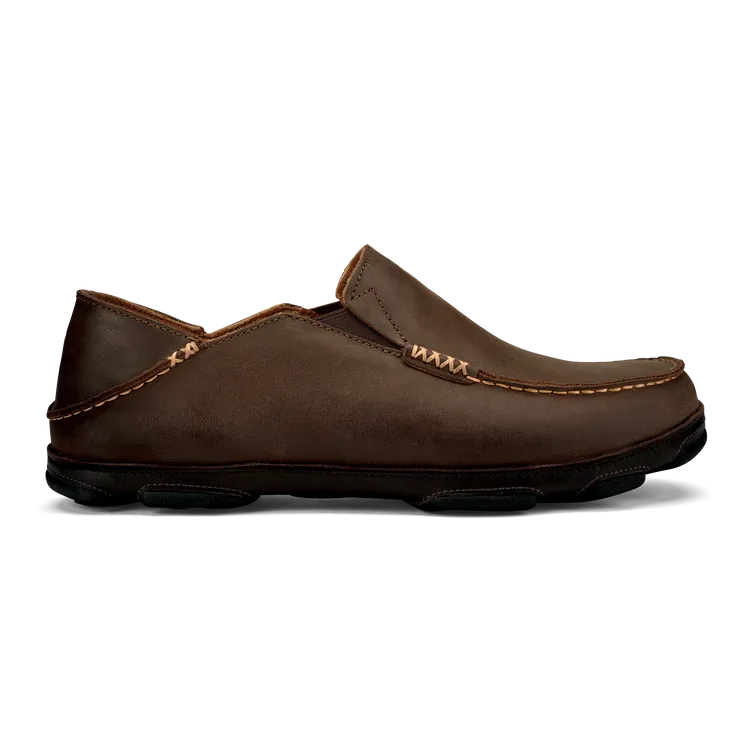 Men's Olukai Moloa Color: Dark Wood / Dark Java