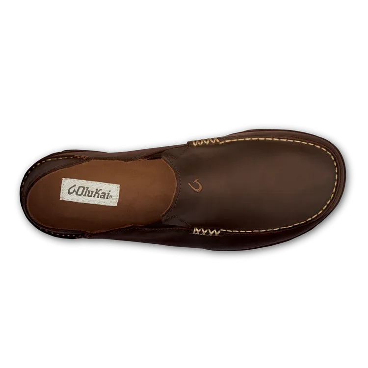 Men's Olukai Moloa Color: Dark Wood / Dark Java