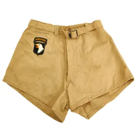 Original U.S. WWII 101st Airborne Division Athletic Shorts - Size 30