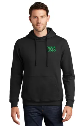 Port & Company Fan Favorite Fleece Customized Hoodies, Jet Black