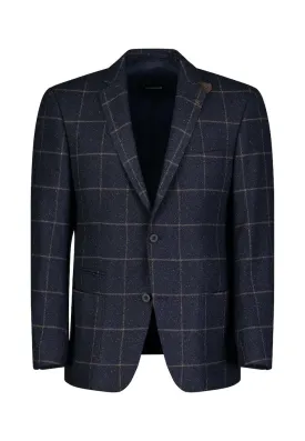 Roy Robson - Wool Jacket, Navy Cheque