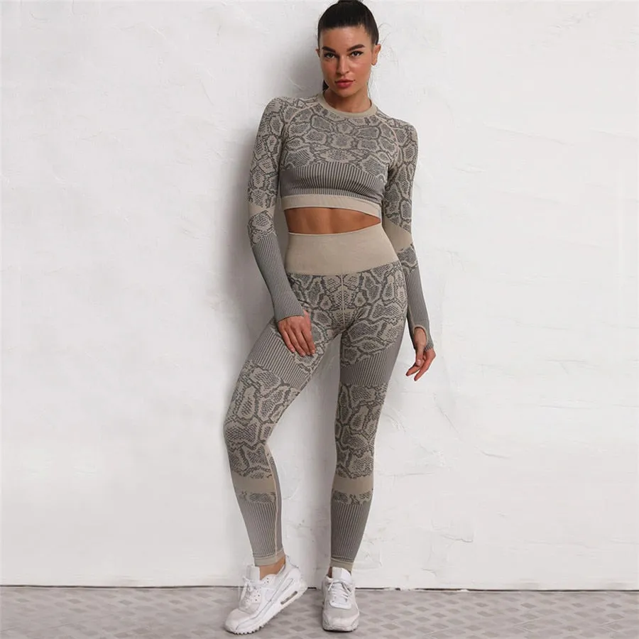 SNAKE Two Piece Yoga Set