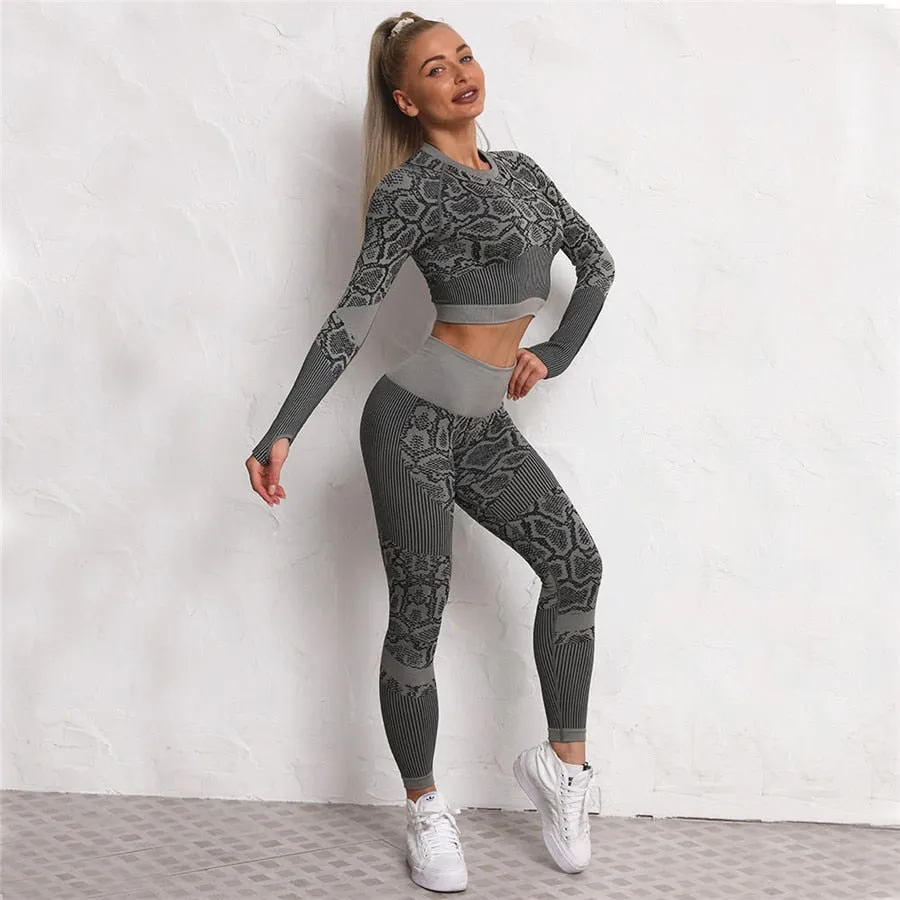 SNAKE Two Piece Yoga Set