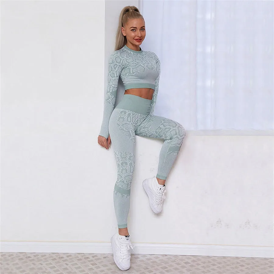 SNAKE Two Piece Yoga Set