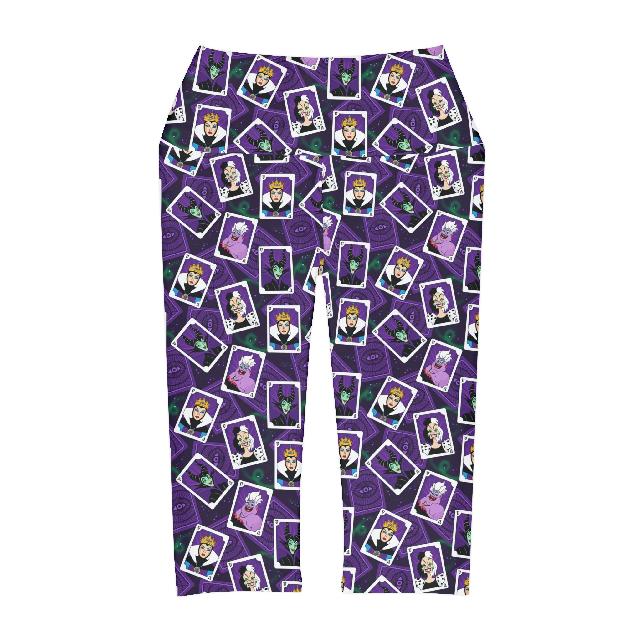 Villain Cards Athletic Capri Leggings