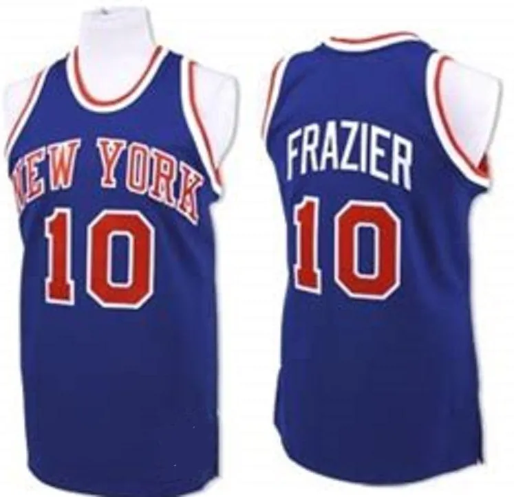 Walt Frazier New York Knicks Throwback Basketball Jersey.