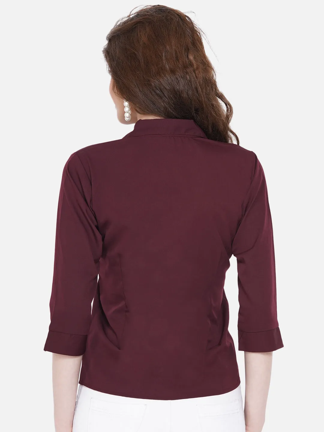 Women Brown Casual Shirt