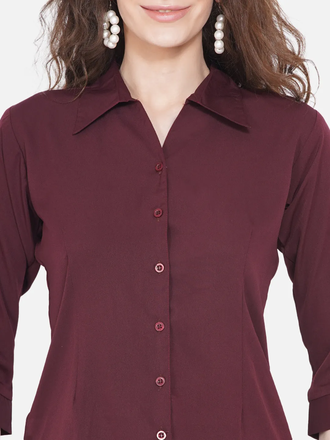 Women Brown Casual Shirt