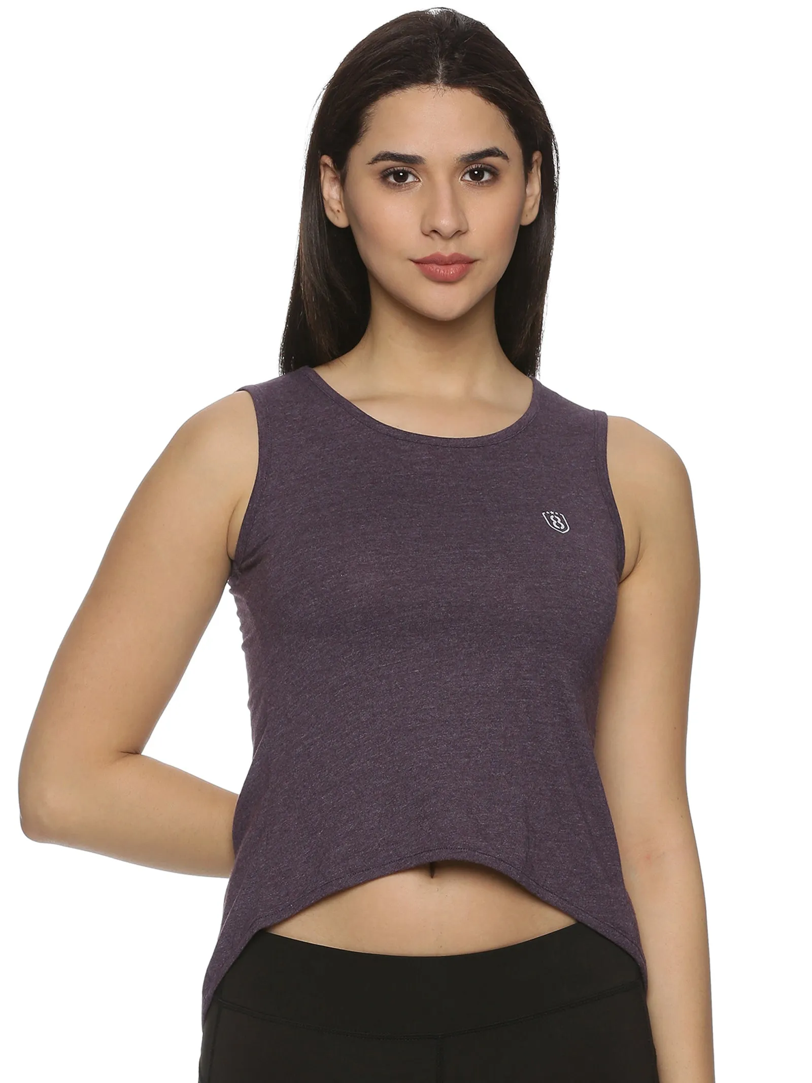 Women UPF Sun Protection Yoga Fish Tail Tank Top