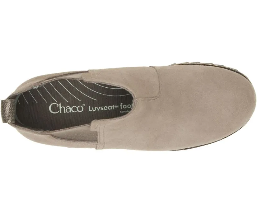 Women's Chaco Fields Chelsea Waterproof Color: Morel Brown Suede