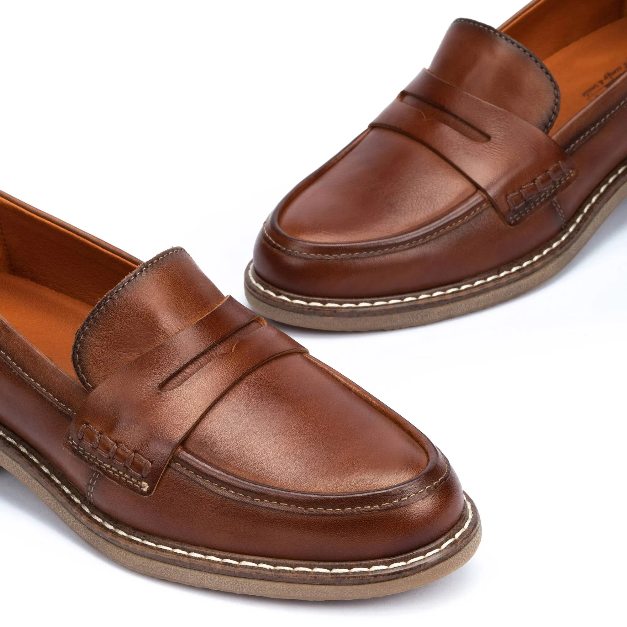 Women's Pikolinos Aldaya Loafers Color: Cuero (WIDE WIDTH)