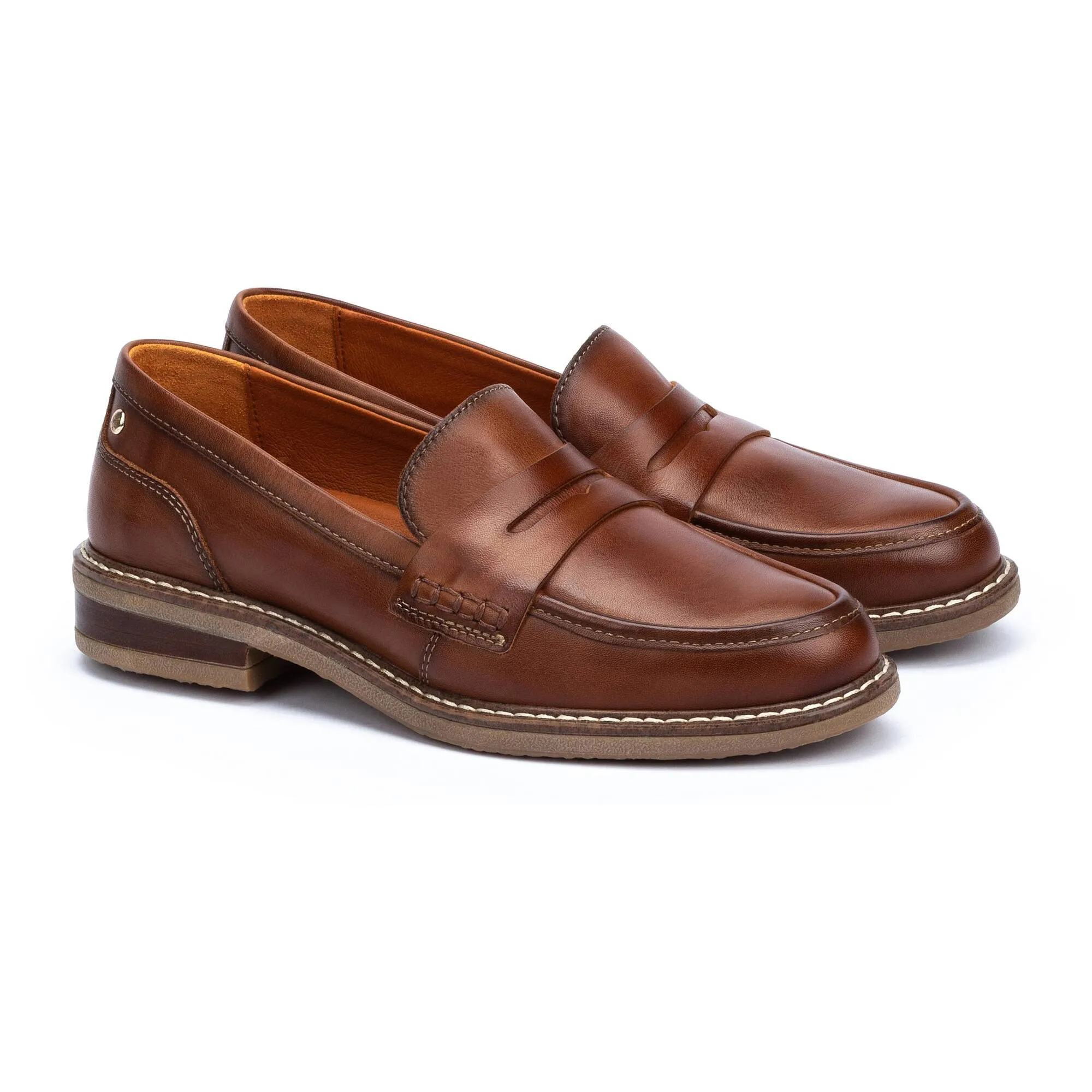 Women's Pikolinos Aldaya Loafers Color: Cuero (WIDE WIDTH)