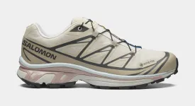 XT-6 Gore-Tex Womens Running Shoes (Almond Milk/Feather Gray/Mauve)